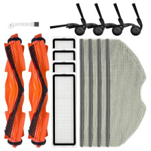 Compatibel met voor Robotstofzuiger S40 / OV81 Accessoires Hoofdborstel Zijborstel HEPA-Filter Vervangingsonderdelen (15 Stuks)