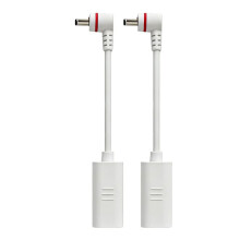 2 Szt. Adapterów USB-C do Wtyczki Beczkowej, Adapter USB C do DC3.5 Łączący Panel Słoneczny z Gniazdem Jack w Kamerze Drzwiowej