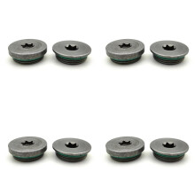 4Set Concave & Nokkenas Tand Schroefdop voor Cruze Sonic Epica voor Mokka Astra Zafira 55571241 55557288