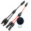 6X Solar Y Branch Cable Connectors,Solar Cable Parallel Adaptor in Pair for Solar Pane,Cable Wire Plug Tool Kit 9