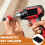 2X Magnetic Bits Folder Attach to Drill,Universal Fit Magnet Screw Driver Bits Hex Screw Holder Sleeve for Impact Driver 5