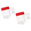 2Pcs Fire Alarm Cover: Fire Alarm Pull Station Covers Manual Call Point Protective Guard for Fireproof  Guard 1