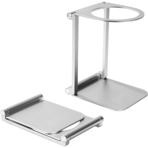 Pour over Coffee Maker Stand,Foldable Portable Electric Espresso Machine Stand,for Coffee Grinder, Dripper Sliver
