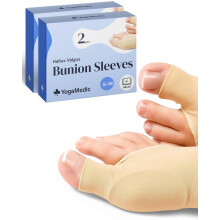 Hallux Corrector Sock for Hallux Breathing, Stretchable, 2 Pairs S-M — bunion corrector, toe separators, bunion support