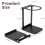 Pour over Coffee Maker Stand,Foldable Portable Electric Espresso Machine Stand,for Coffee Grinder, Dripper Sliver 8
