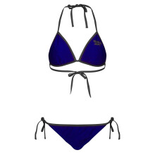 (L, Blue/Navy) Reebok Womens/Ladies Allegra Bikini Set