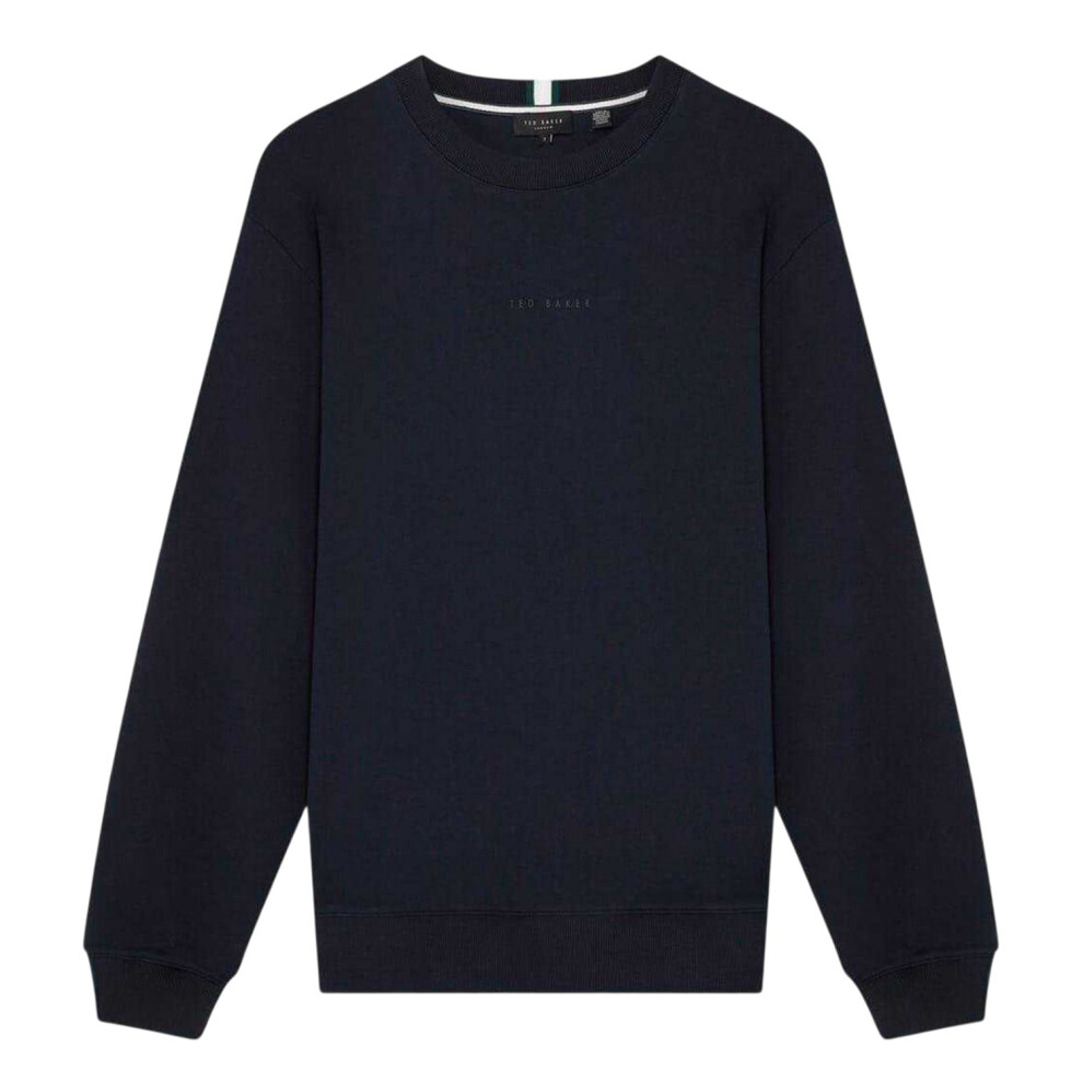 Ted Baker (Xs, Navy) Mens Crew Neck Sweatshirt Blue,Multicoloured