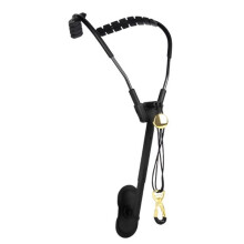 Adjustable Leather Double Shoulder Strap for Alto, Soprano & Tenor Saxophones-Sax Neck Protection Lanyard for Woodwinds