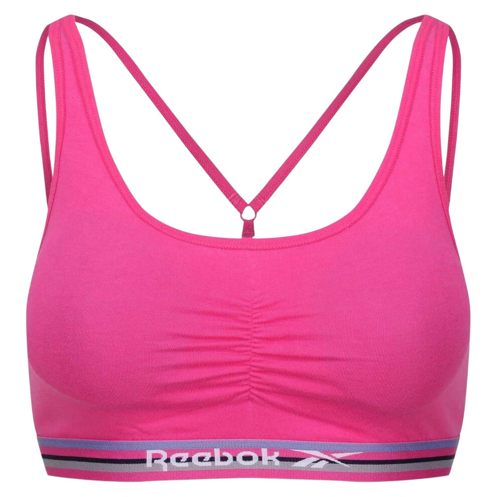 Reebok (L, ) Womens/Ladies Jackie Sports Bra Pink