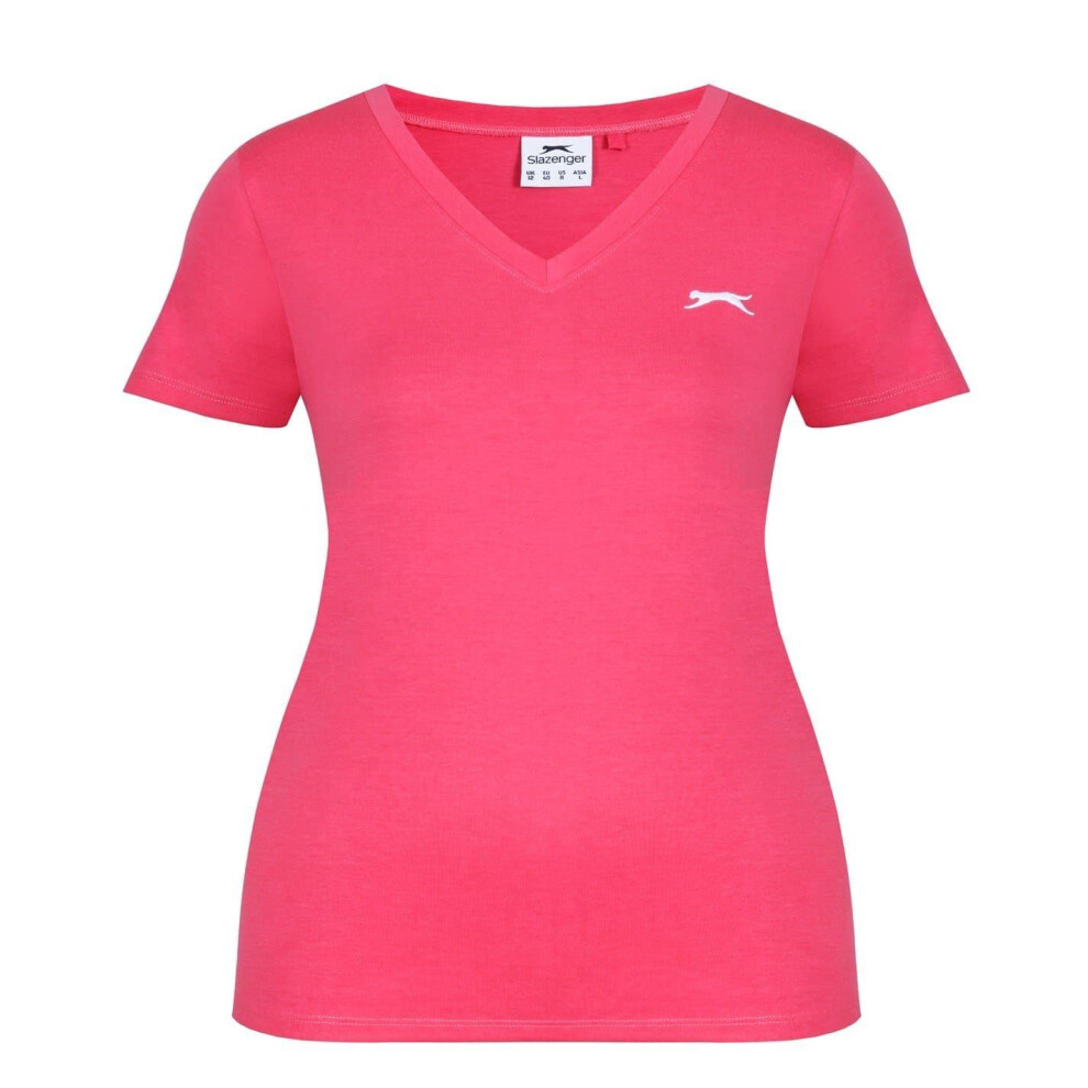 Slazenger (16 Uk, Bright ) Womens/Ladies T-Shirt Pink