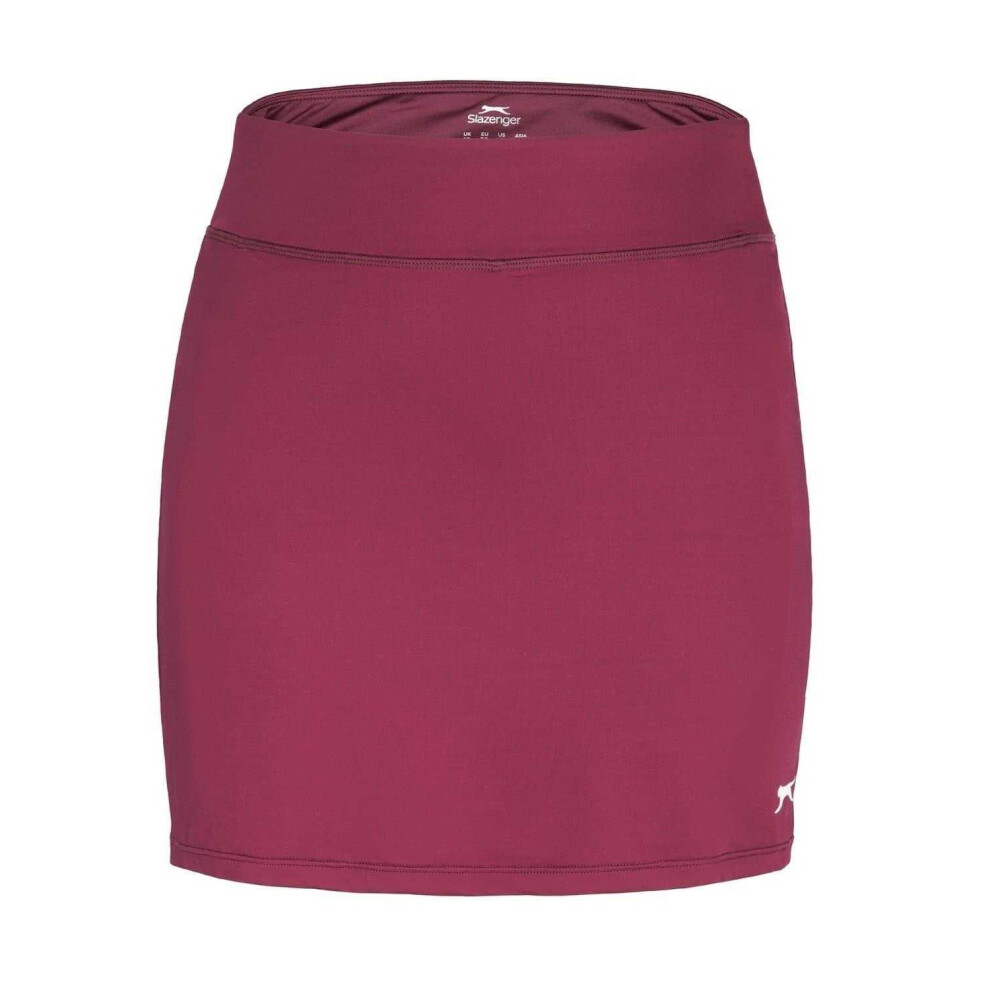 Slazenger (6 Uk, Burgundy) Womens/Ladies Court Skort Multicoloured