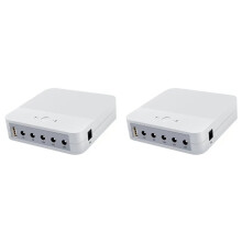 2X 13200 MAh USB 5 V 9 V 12 V 19 V Unterbrechungsfreie Stromversorgung USV-Batterie-Backup-Einheit mit 5,5 X 2,5 mm Kabel für WLAN-Router