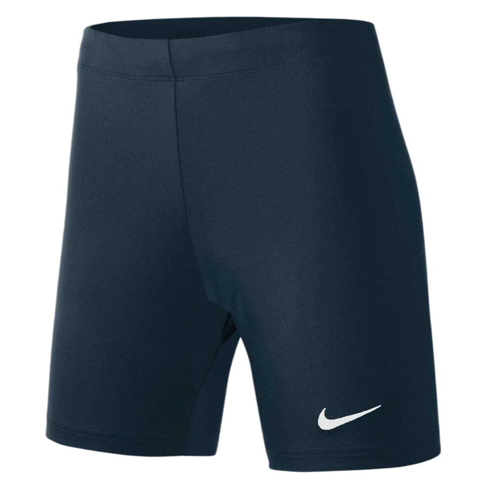 Nike (10 Uk, Obsidian ) Womens/Ladies Compression Shorts Black