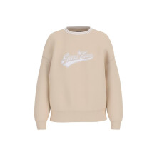(10 UK, Biscotti) Guess Womens/Ladies Embroidered Logo Sweatshirt