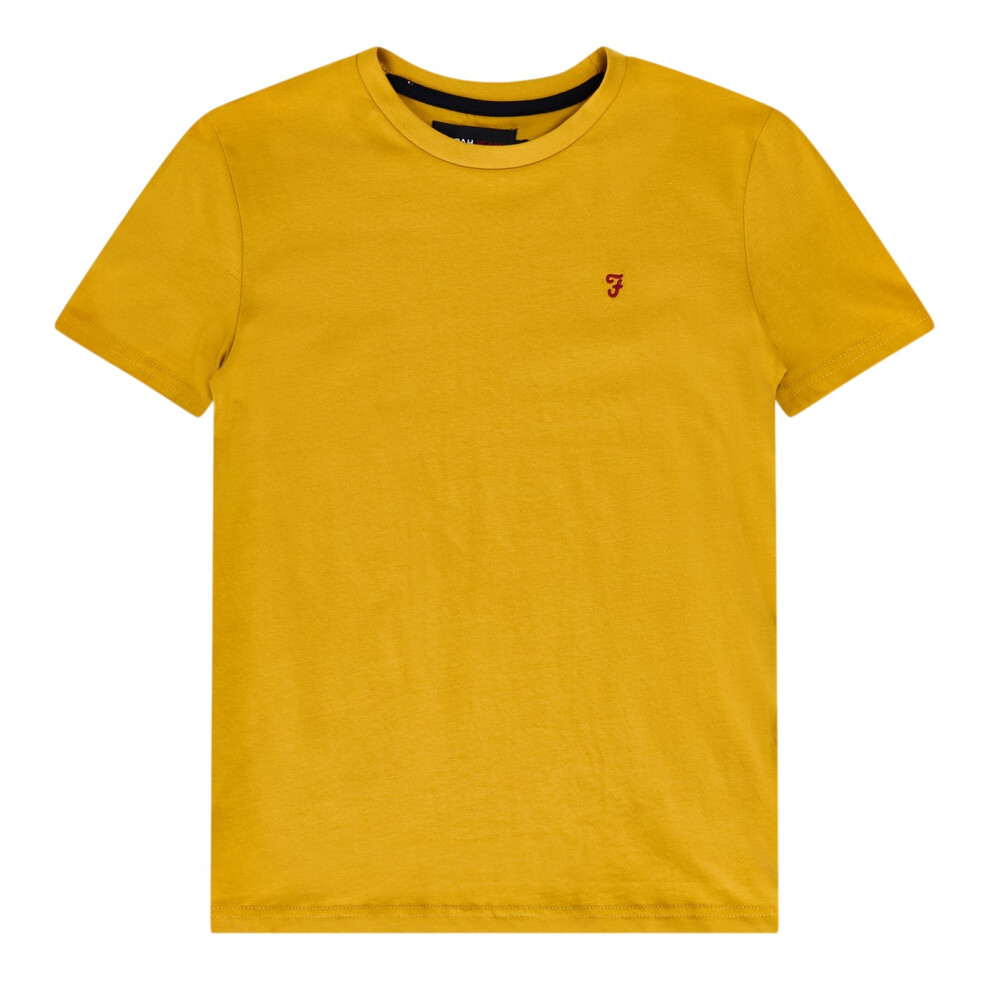 Farah (12-13 Years, Yellow) Childrens/Kids Denny Crew Neck T-Shirt