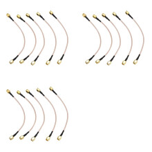 15PCS SMA Male to SMA Male Plug Jack RF Connector Pigtail Extension Cable RG316 Coax Jumper Cable 15cm