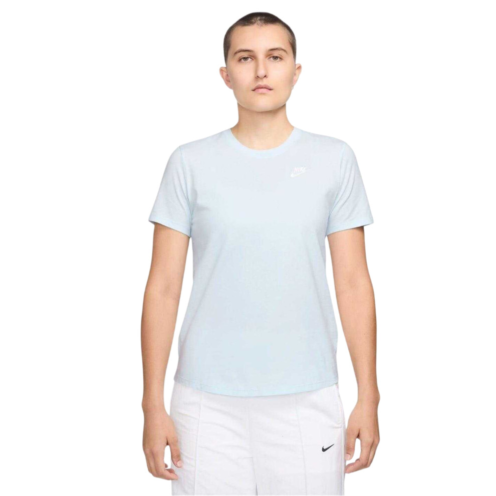 Nike (8 Uk, Tint) Womens/Ladies Club T-Shirt Blue