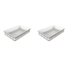 2X Versatile Dough Proofing Box Multiuse Fermentation & Storage Container for Pizza Dough Pies Pastry