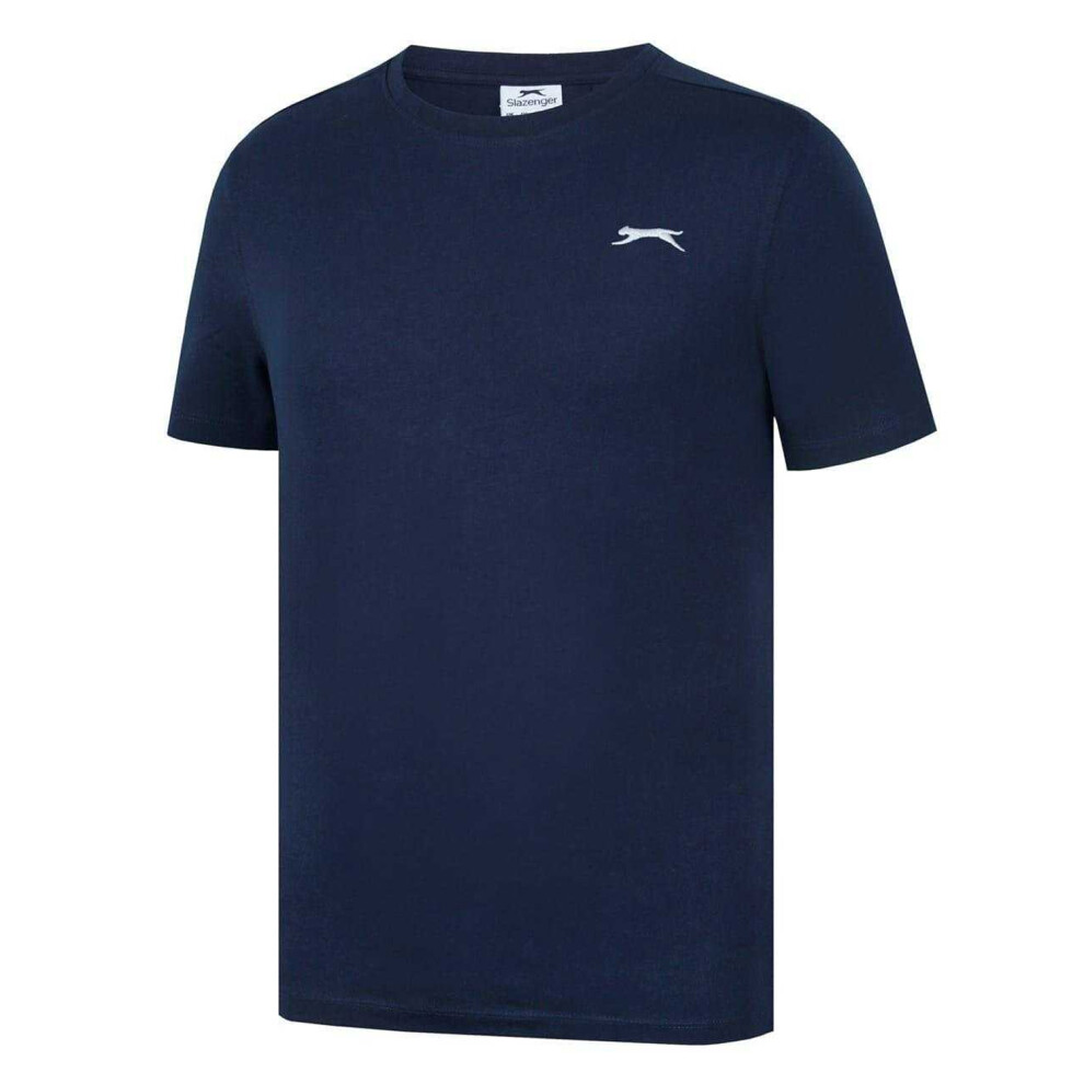Slazenger (Xs, Navy) Mens 3D Logo T-Shirt Blue,Multicoloured
