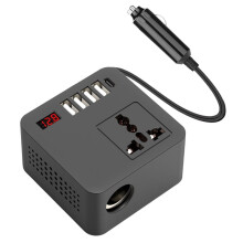 Car Power Inverter 150W 300W 12V/24V to AC 220V/110V with USB Charging Port Vehicles Accessories