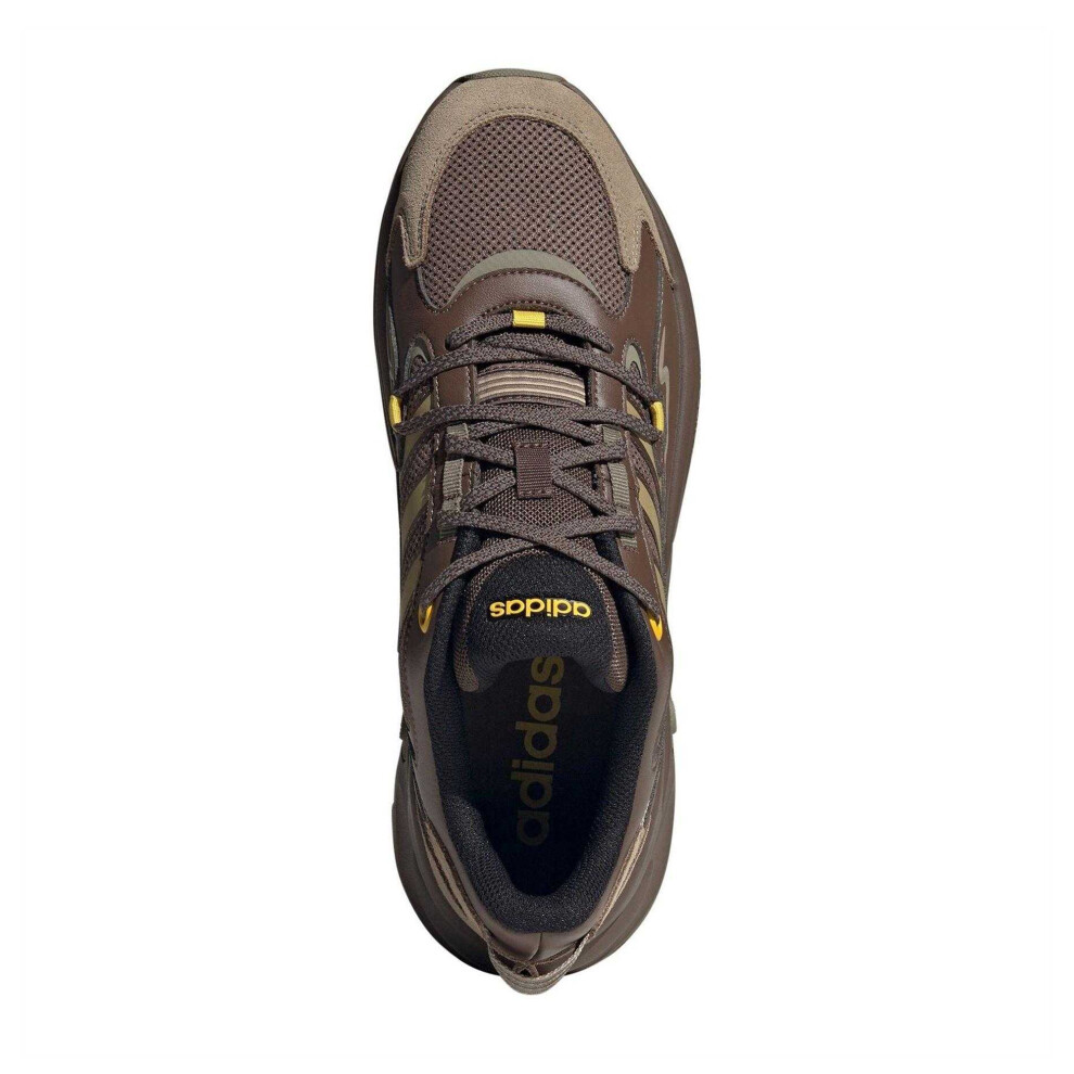 Adidas (7 Uk, Earth/Core Black) Mens Ozwave Surge Logo Trainers