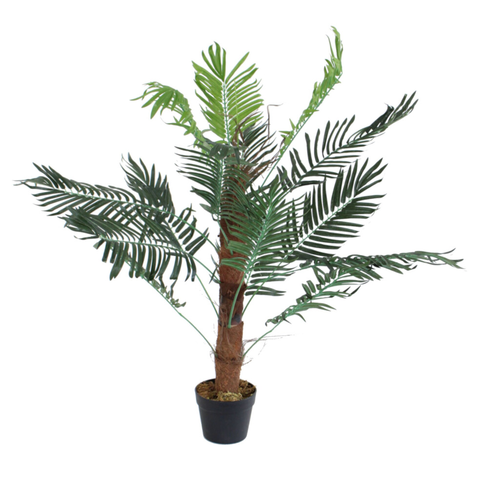 Oypla Artificial Palm Tree Plant 100Cm Indoor Outdoor Decoration