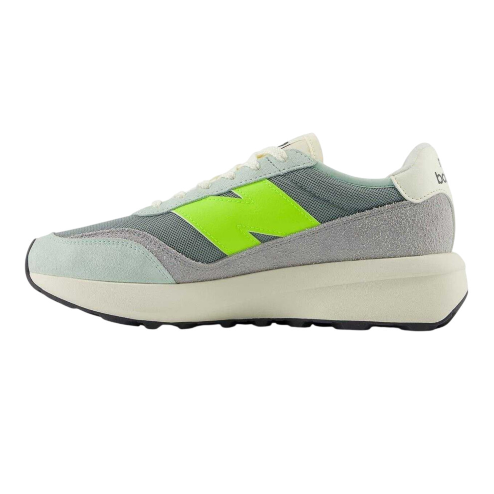 New Balance (8 Uk, Grey/Blue/Lime) Unisex Adult 237 N Mesh Trainers