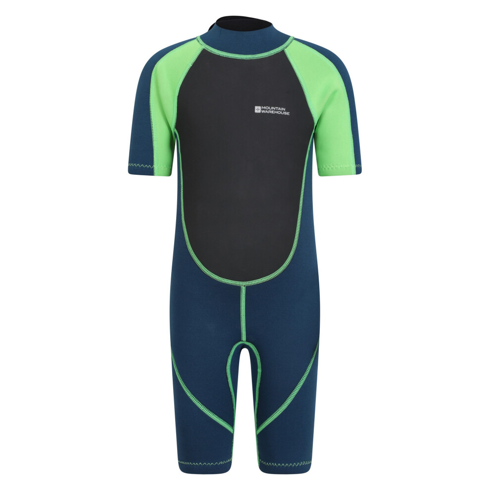 Photos - Wetsuit Mountain Warehouse   Childrens/Kids Contrast Panel  (9-10 Years, Green)