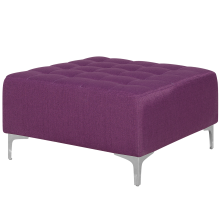 Ottoman ABERDEEN Fabric Violet