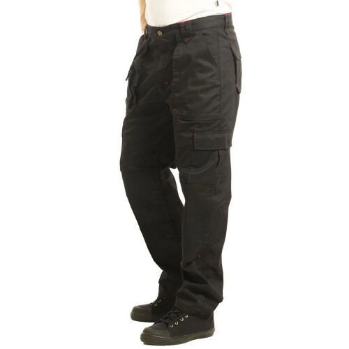Lee Cooper (42S, Black) Lee Cooper Mens Multi Pocket Work Trousers 2