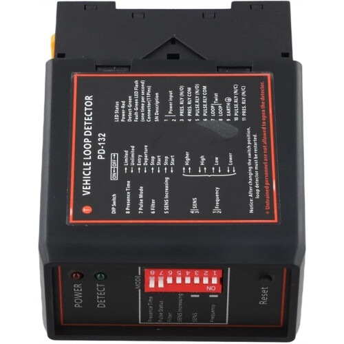 Inductive Loop Detector, PD-132 Single Vehicle Sensor Module for Automatic Door and Parking Access Control 220V