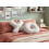 Beliani Set of 2 Decorative Cushions HESPERIS Boucle Off-White Solid 2