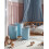 Beliani Set of 3 Baskets ARCHA Cotton Light Blue 4