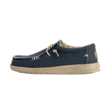 Mocassim com Cadena Hey Dude Wally Trançado - Azul Escuro