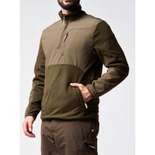 JACK PYKE Rannock Fleece Pullover Dark Olive Medium