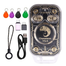Chameleon V3.0 RFID  Card Emulator  Chip Reader+4XUID Keychain ID IC 125K 13.56M Tag Copyer NFC Reader Writer