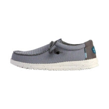 Hey Dude Wally Sport Mesh Mocassim com cadarço - Cinza