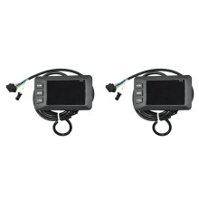 2X Elektrische Fiets Display G518 LCD Display 24/36/48/60V/72V Scooter LCD Panel Kleurenscherm Elektrische Fiets Accessoires