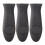 3X Supporto per Manico In Silicone Hot Skillet Nero 1