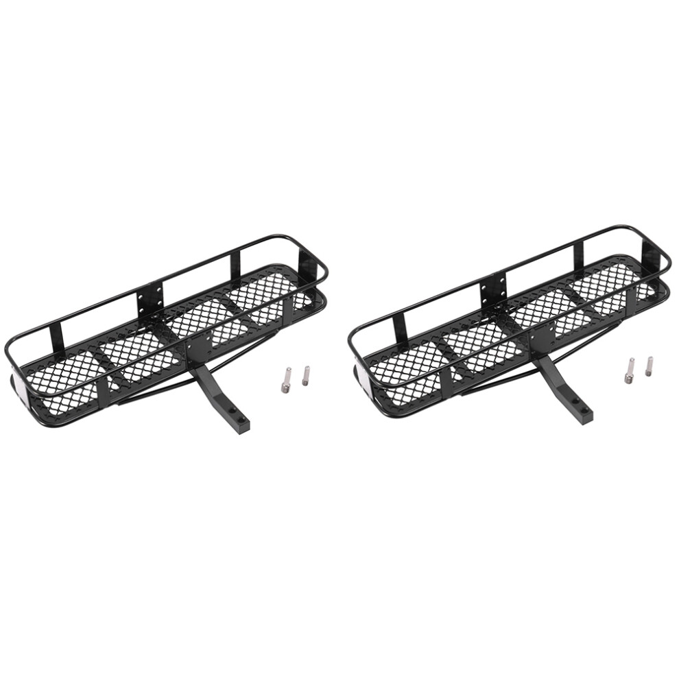 2X Metal Rear Bumper Back Hitch Carrier For 1/10 Rc Crawler Axial Scx10 90046 Scx10 Iii Axi03007 Trx4 D90 Tf2 4713888461073