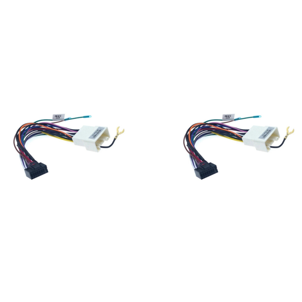 2Pc Car Stereo Radio 16Pin Adaptor Wiring Harness For Lancer-Ex Asx Power Calbe Wire Unit Harness 6031618627239