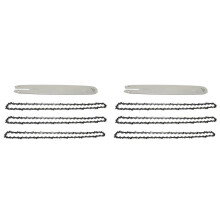 2Stück 16 Zoll Ketten Sägen Führungs Schiene mit 6 Stücke Ketten für 009 012 021 E180 MS180 MS190 MS250