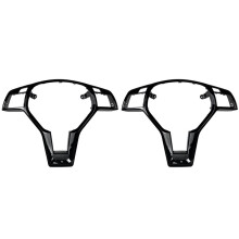 2X Revêtement D'Habillage de Cadre de Volant de Voiture pour une C E Gla Cla Cls Classe W176 W204 W212 X156 C117