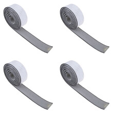 4pcs 2400X57mm Self-Adhesive Boat EVA Foam Teak Flooring Mat Decking Yacht Sheet Pad Boat Decking Mat,Light Gray+Black