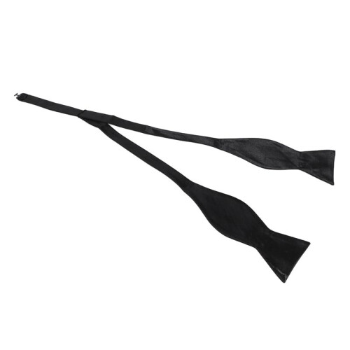 Tuxedo Tie Satin Bow Tie for Men - Black
