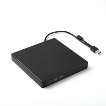 External DVD Drive USB 3.0 Portable +/-RW Player for CD ROM Burner Compatible with Laptop Desktop PC Windows