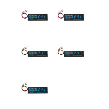 5X 18650 Li-Ion Lipo Lithium Test 7-55V Acide Batterie Indicateur de Niveau Testeur LEDAffichage Compteur Module Capacité Tension Compteur,D