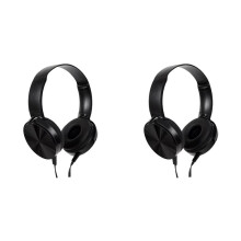 2X Fones de Ouvido Infantis com Fio para Sala de Aula, Fones de Ouvido com Conector de 3,5 mm para Estudantes, Crianças e Adolescentes