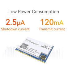 2X LoRaWAN SoC E78-868LN22S 868MHz LoRa Module ASR6505/6601TXCO 22dBm Wireless Transceiver SMD IPEX Stamp Hole Connector
