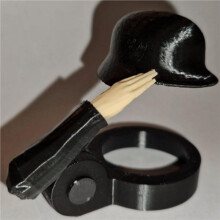 4X Helmet Beer Bottle Caps Soldier Salute Beer Bottle Few Soldier Saluting Beer Bottle Helmet
